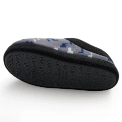Boys Printed Glitch Fleece Clog Slipper