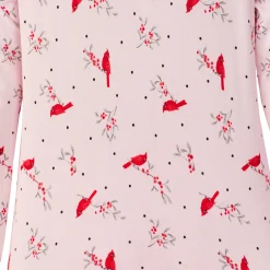 Brushed Sweater Knit Long Sleeve Top with Jogger 2-Pc Pajama Set