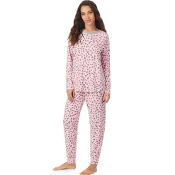 Brushed Sweater Knit Long Sleeve Pajama Set