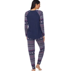 Brushed Sweater Knit Long Sleeve Pajama Set