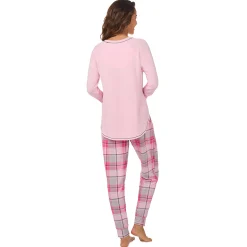 Brushed Sweater Knit Long Sleeve Pajama Set