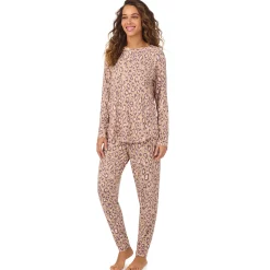 Brushed Sweater Knit Long Sleeve Pajama Set
