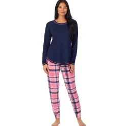 Brushed Sweater Knit Long Sleeve Pajama Set
