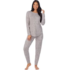 Brushed Sweater Knit Long Sleeve Pajama Set