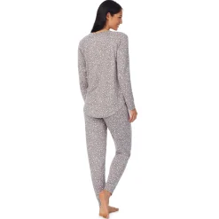 Brushed Sweater Knit Long Sleeve Pajama Set