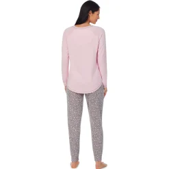 Brushed Sweater Knit Long Sleeve Pajama Set