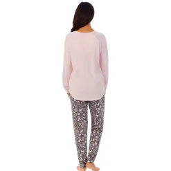 Brushed Sweater Knit Long Sleeve Pajama Set