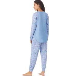 Brushed Sweater Knit Long Sleeve Pajama Set