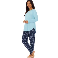 Brushed Sweater Knit Long Sleeve Pajama Set
