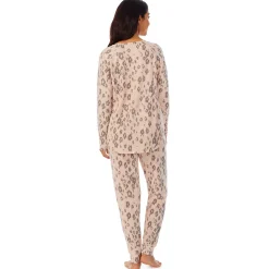 Brushed Sweater Knit Long Sleeve Pajama Set