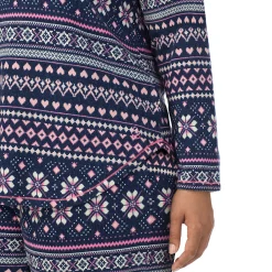 Brushed Sweater Knit Long Sleeve Pajama Set PLUS