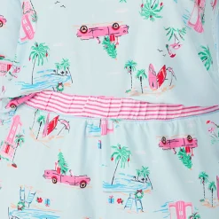 Brushed Sweater Knit Long Sleeve Top with Jogger 2-Pc Pajama Set PLUS