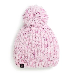 Chenille Beanie with Pom