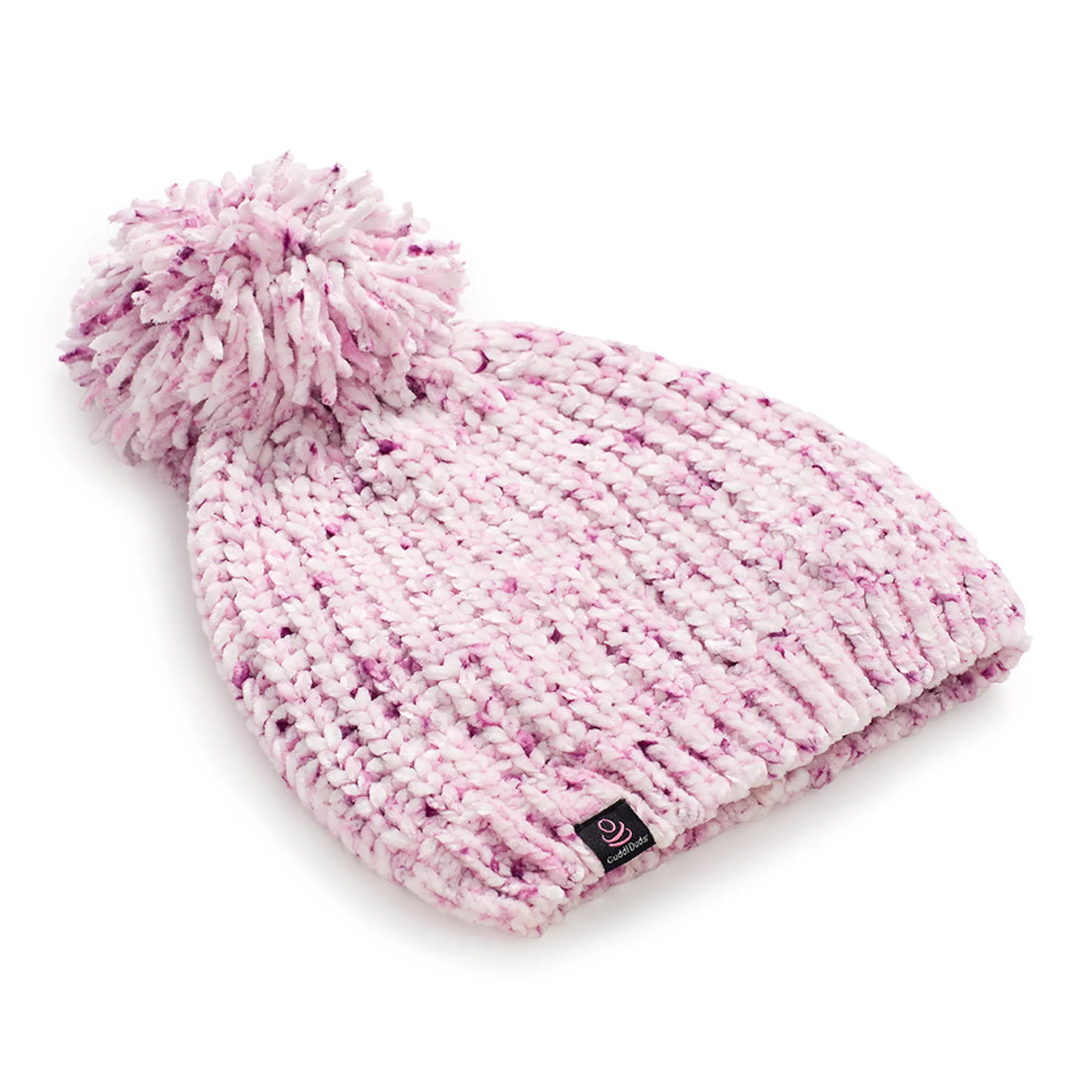 Chenille Beanie with Pom