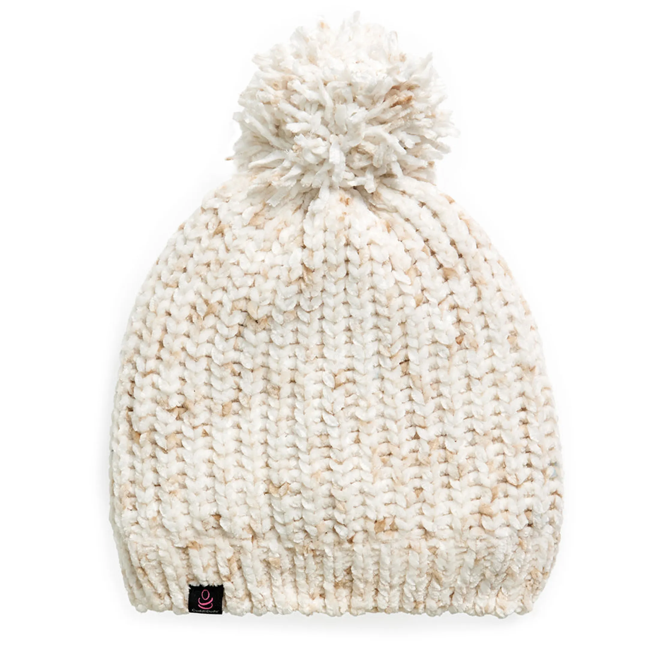 Chenille Beanie with Pom