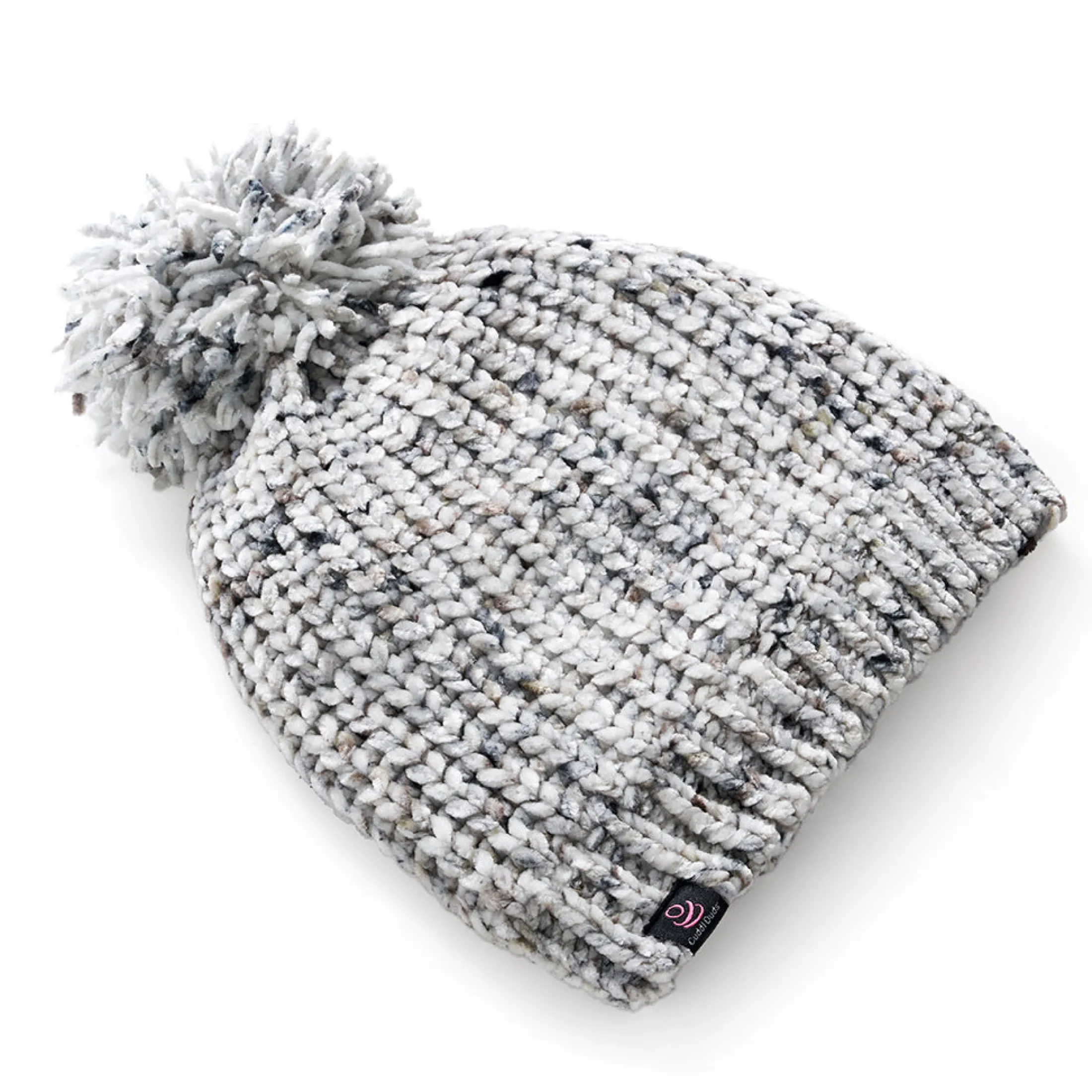 Chenille Beanie with Pom
