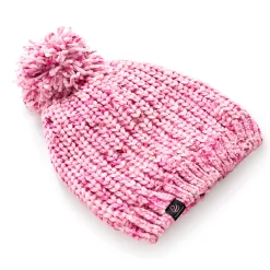Chenille Beanie with Pom