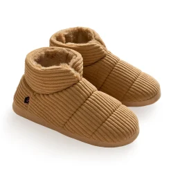 Corduroy Puff Bootie Slipper