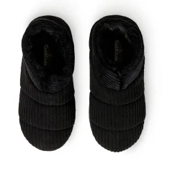Corduroy Puff Bootie Slipper
