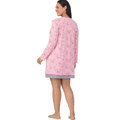 Cotton Rich Long Sleeve Sleepshirt PLUS