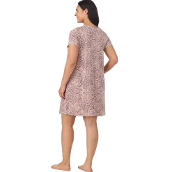 Cotton Rich Short Sleeve Sleepshirt PLUS