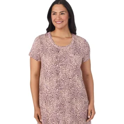 Cotton Rich Short Sleeve Sleepshirt PLUS