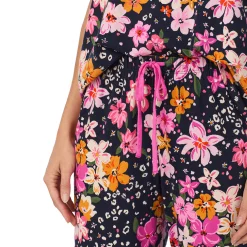 Cotton Rich Short Sleeve Top with Cropped Pant Pajama Set