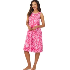 Cotton-Blend Sleeveless Sleep Midi-Gown