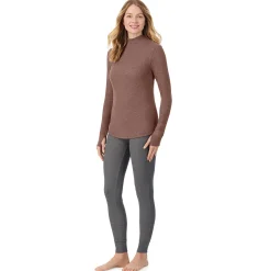 Cozy Stretch Thermal Long Sleeve Mock Neck