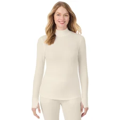 Cozy Stretch Thermal Long Sleeve Mock Neck