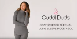 Cozy Stretch Thermal Long Sleeve Mock Neck