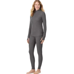 Cozy Stretch Thermal Long Sleeve Mock Neck
