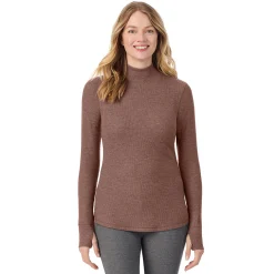 Cozy Stretch Thermal Long Sleeve Mock Neck