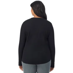 Cozy Stretch Thermal Long Sleeve Crew PLUS