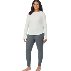 Cozy Stretch Thermal Long Sleeve Crew PLUS