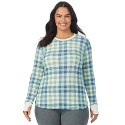Cozy Stretch Thermal Long Sleeve Crew PLUS