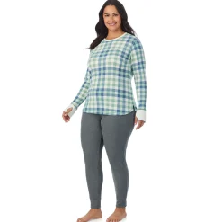 Cozy Stretch Thermal Long Sleeve Crew PLUS
