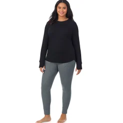 Cozy Stretch Thermal Long Sleeve Crew PLUS