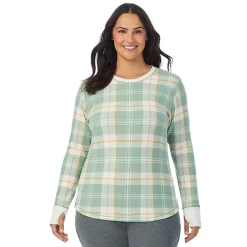 Cozy Stretch Thermal Long Sleeve Crew PLUS