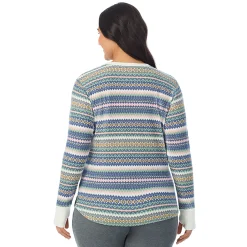 Cozy Stretch Thermal Long Sleeve Crew PLUS