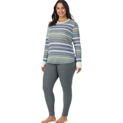 Cozy Stretch Thermal Long Sleeve Crew PLUS