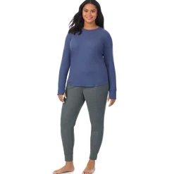 Cozy Stretch Thermal Long Sleeve Crew PLUS
