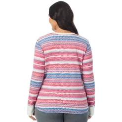 Cozy Stretch Thermal Long Sleeve Crew PLUS