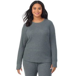 Cozy Stretch Thermal Long Sleeve Crew PLUS