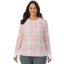 Cozy Stretch Thermal Long Sleeve Crew PLUS
