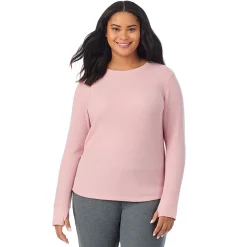 Cozy Stretch Thermal Long Sleeve Crew PLUS