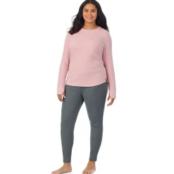 Cozy Stretch Thermal Long Sleeve Crew PLUS