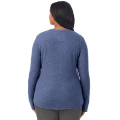 Cozy Stretch Thermal Long Sleeve Crew PLUS