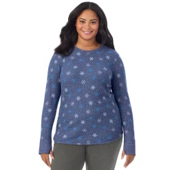 Cozy Stretch Thermal Long Sleeve Crew PLUS