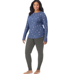 Cozy Stretch Thermal Long Sleeve Crew PLUS